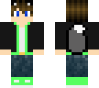 skin with headphones