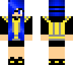 splatoon girl kuttel korps blue