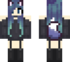 blue kawaii wolf