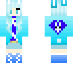 blue striped shirt bunny girl