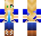 blue with headphones