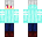 custom skin - aqua hoodie guy