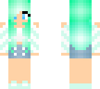 cute mint girl