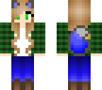 do not use please flannel girl wolf