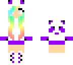 edited cute panda girl