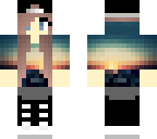 edited sunset girl