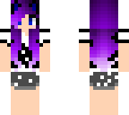 kawaii maid cat dragon hibrid skin