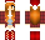 orange - christmas girl