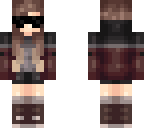 red and black girl