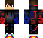 red and blue hot boy