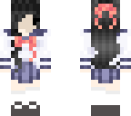 yanderechan with double buns