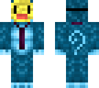 blue monkey mask