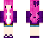 chibi purple girl