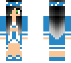 girl with blue cardigan