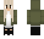 green hoodie