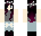magenta hair girl