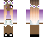purple flower crown