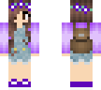purple tumblr girl