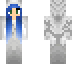 bird girl blue