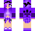 cool purple girl