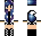 galaxy wolf girl 