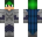 green haired guard