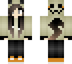 mimikyu hoodie girl with hood face