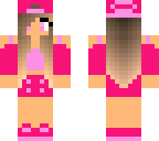 pink girl cut