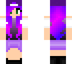 purple cute girl