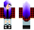 purple hair girl