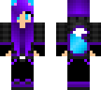 purple wolf girl