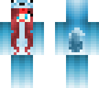 red blue fox girl