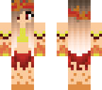 scared fire girl