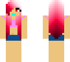 bikini girl - pink ombre hair