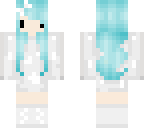 chibi blue girl edit - steve version