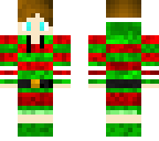 christmas skin with belt and yellow headphone