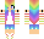 cute rainbow girl