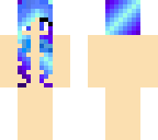 electric blue hair base