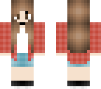 flannel girl but with shoes