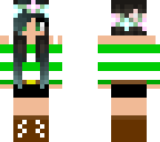 green shirt girl