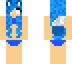 herobrines daughter in a swimsuit yayayayya