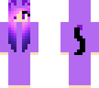 purple girl cat onesie