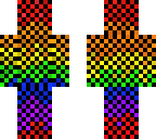 rainbow checker