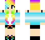 rainbow girl