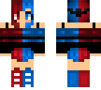 red blue girl