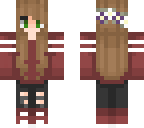 red sweater girl