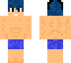 swimming wolfy