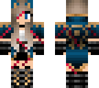wolf girl with scars