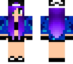 blue camo girl