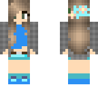 blue girl